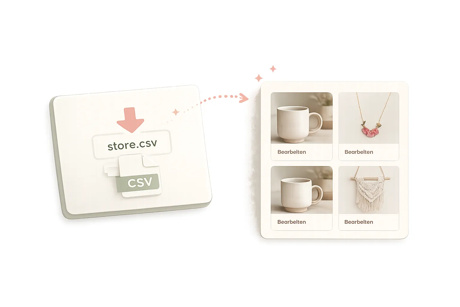 Import Etsy products via CSV